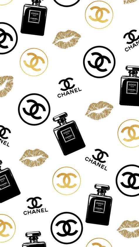 chanel wallpaper for room|Chanel symbol wallpaper.